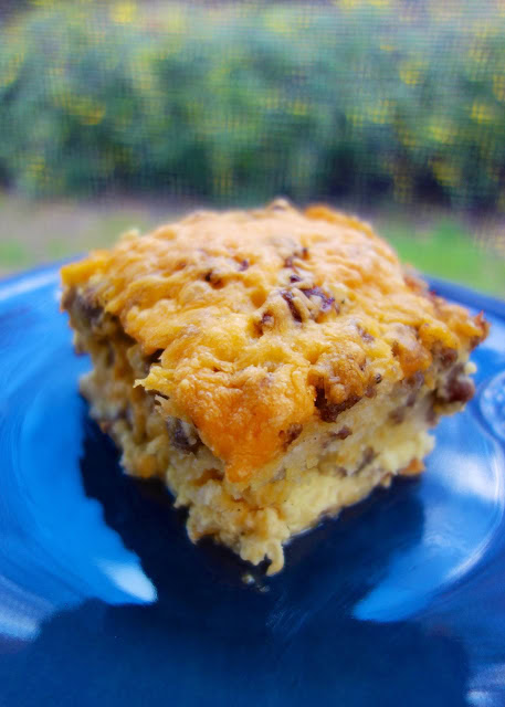 Sausage, Egg & Biscuit Breakfast Casserole