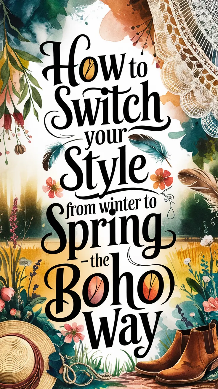 Make the seasonal shift easy with these boho wardrobe transition tips! Layer, mix, and match your favorite bohemian pieces for the perfect hippie-inspired spring look. 🌸✨ #BohoStyle #BohemianFashion #SpringWardrobe